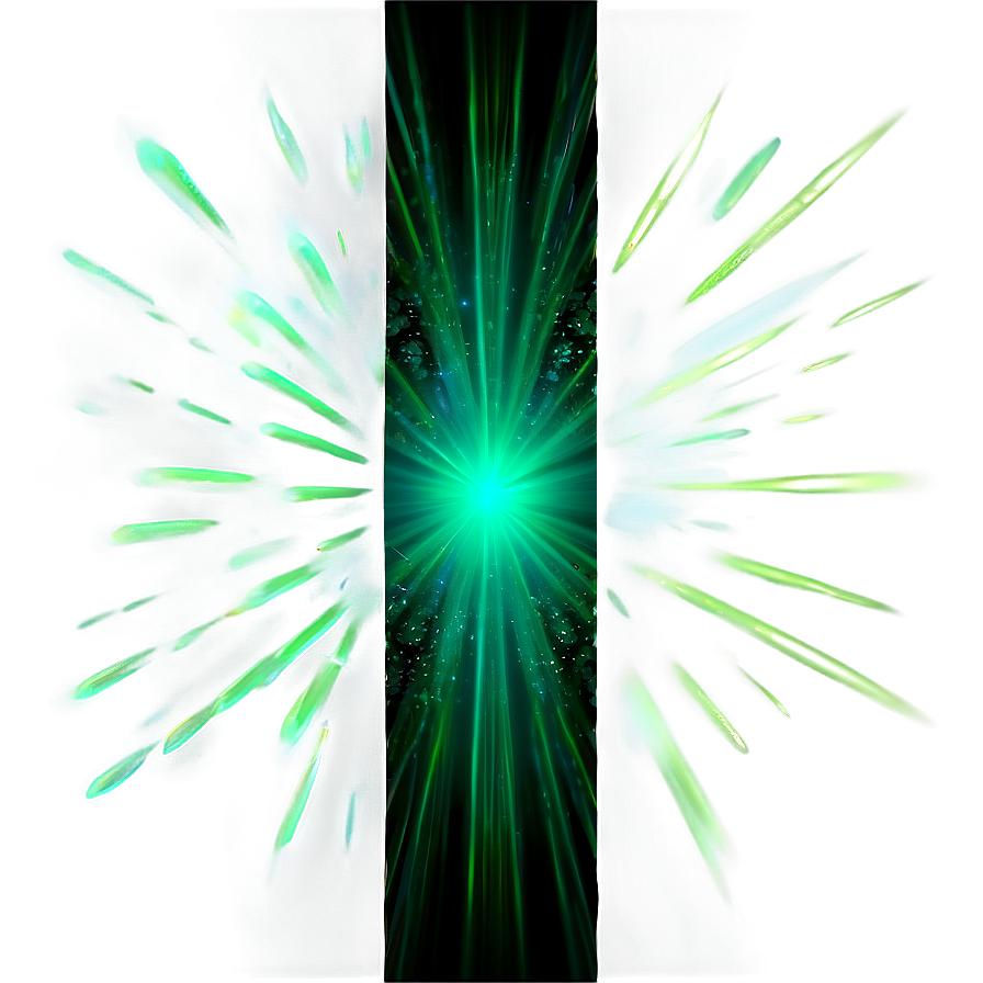 Green Radiance Effect Png 64 PNG Image