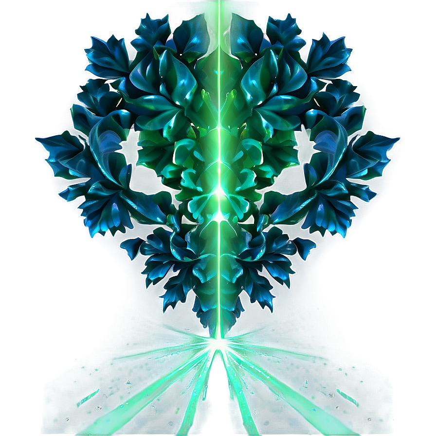 Green Radiance Effect Png Mst84 PNG Image