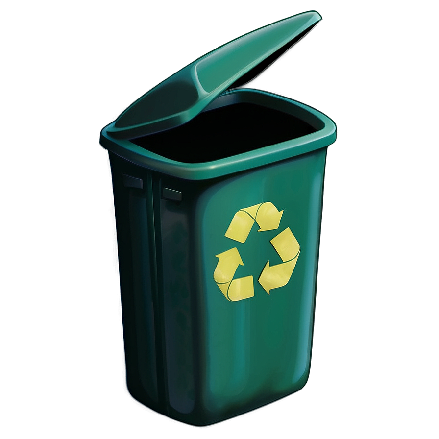 Green Recycle Bin Png Rdt79 PNG Image