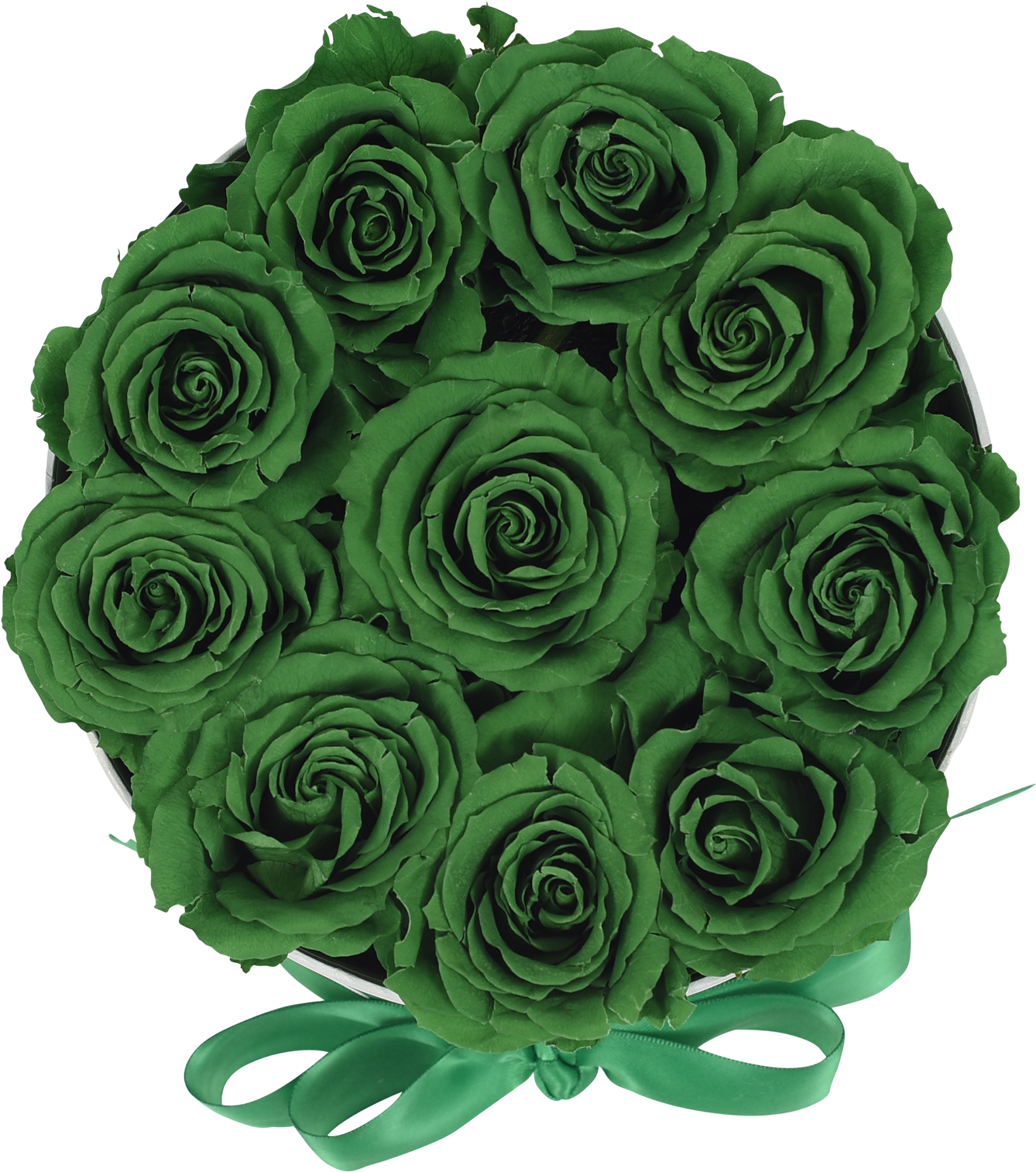 Green Roses Bouquet PNG Image