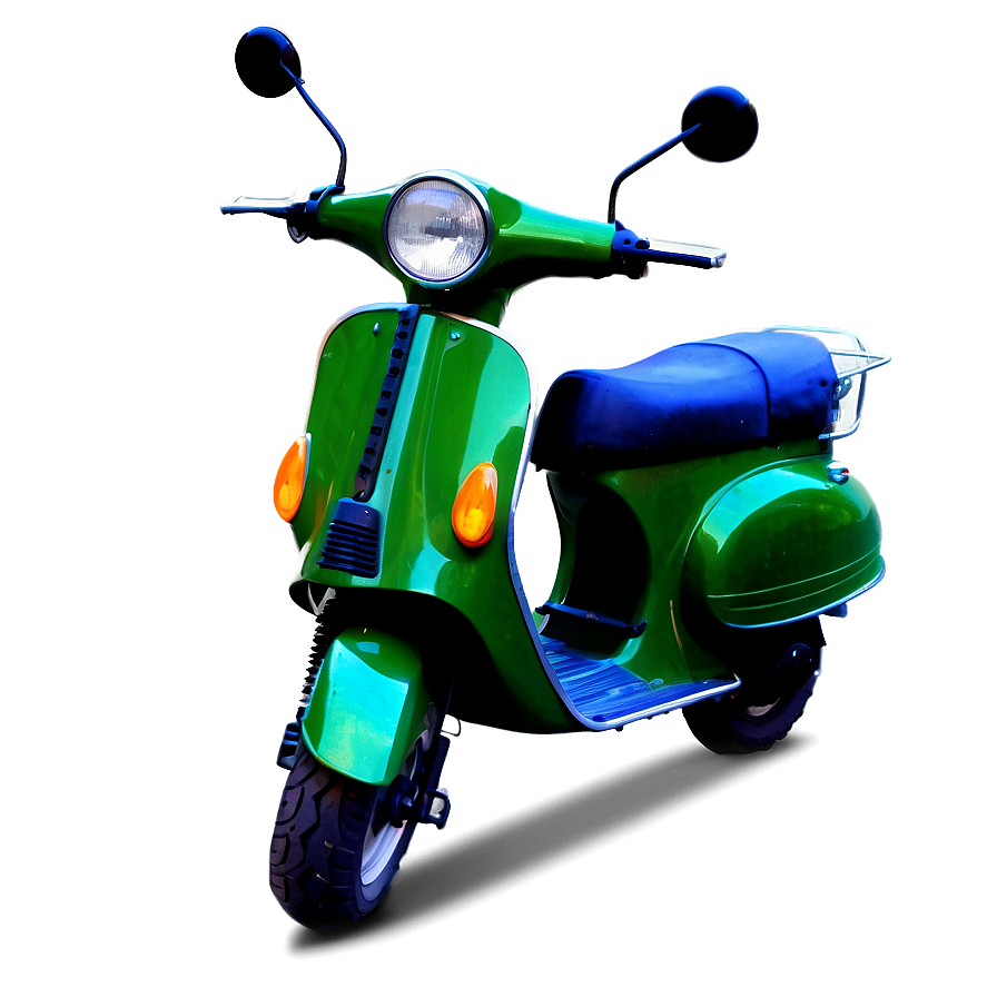 Green Scooter Png Jxu PNG Image