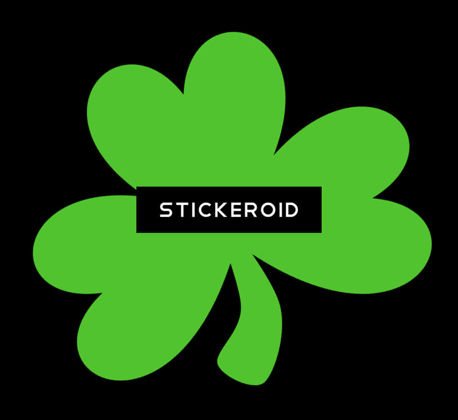 Green Shamrock Graphic PNG Image