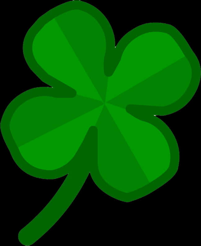 Green Shamrock Graphic PNG Image