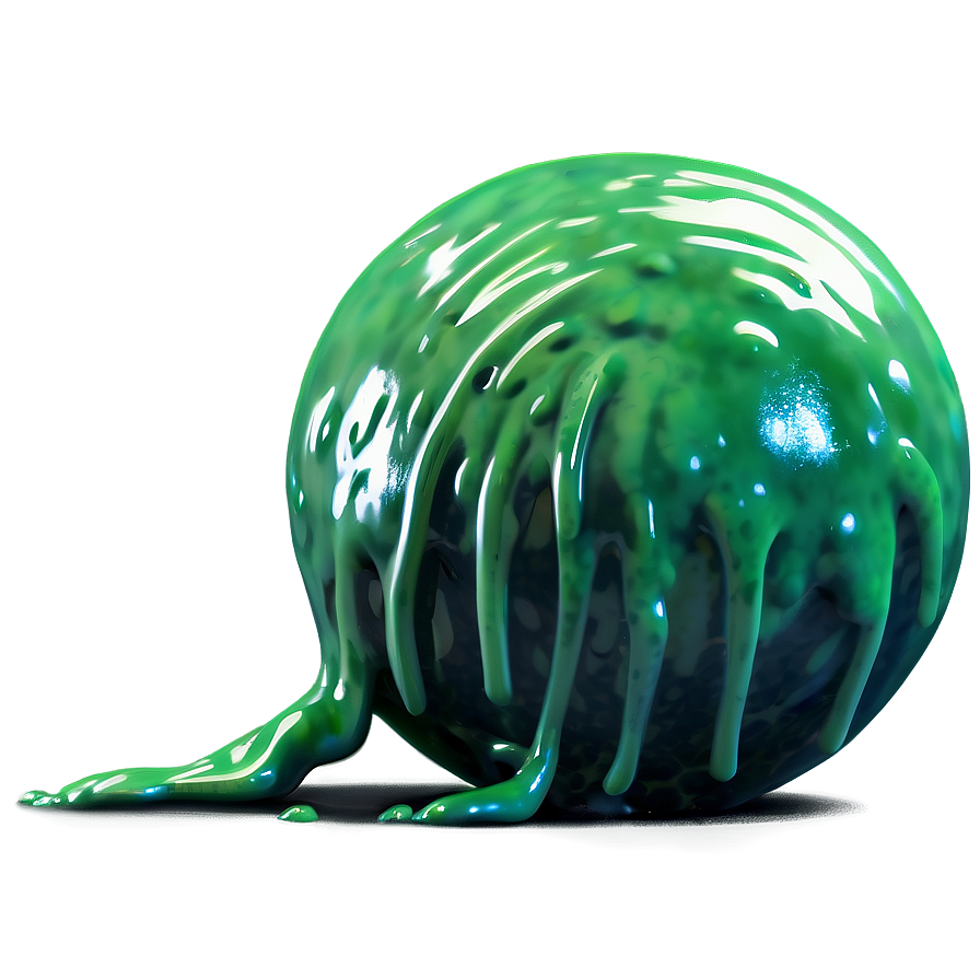 Green Slime Ball Png 98 PNG Image