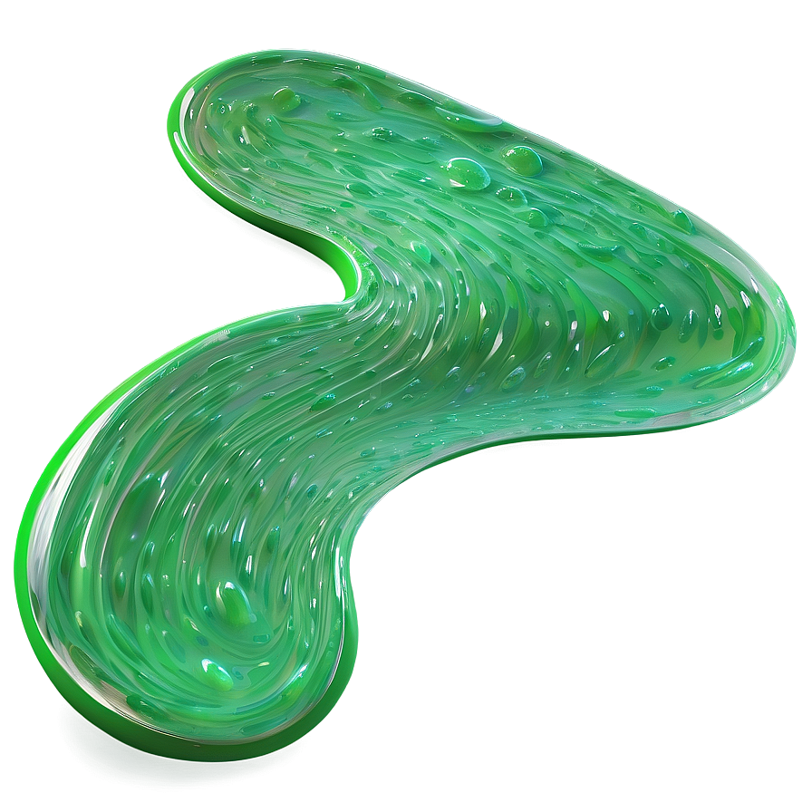 Green Slime Wave Png Uke PNG Image