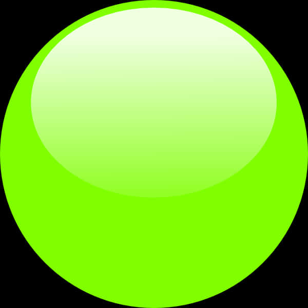 Green Sphere Graphic PNG Image