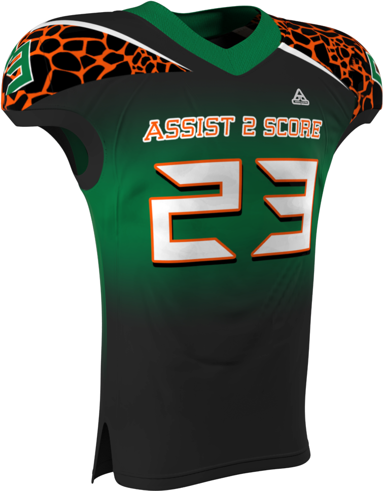 Green Sports Jersey Number23 PNG Image