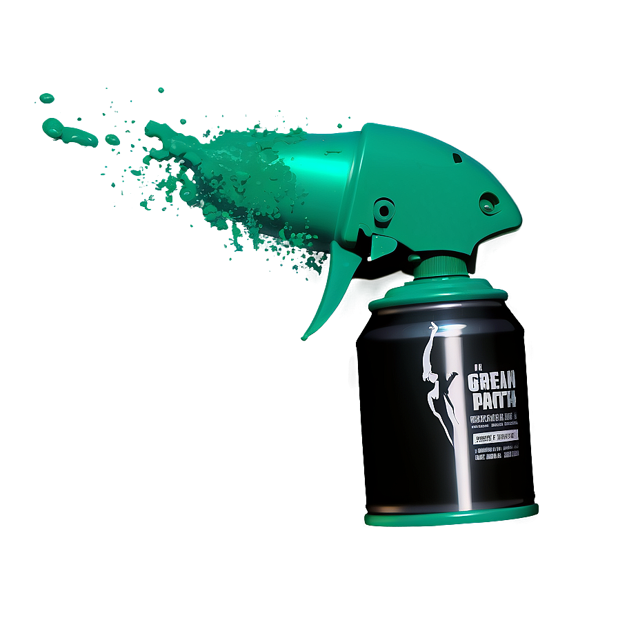 Green Spray Paint Png 18 PNG Image