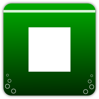 Green Square Icon PNG Image