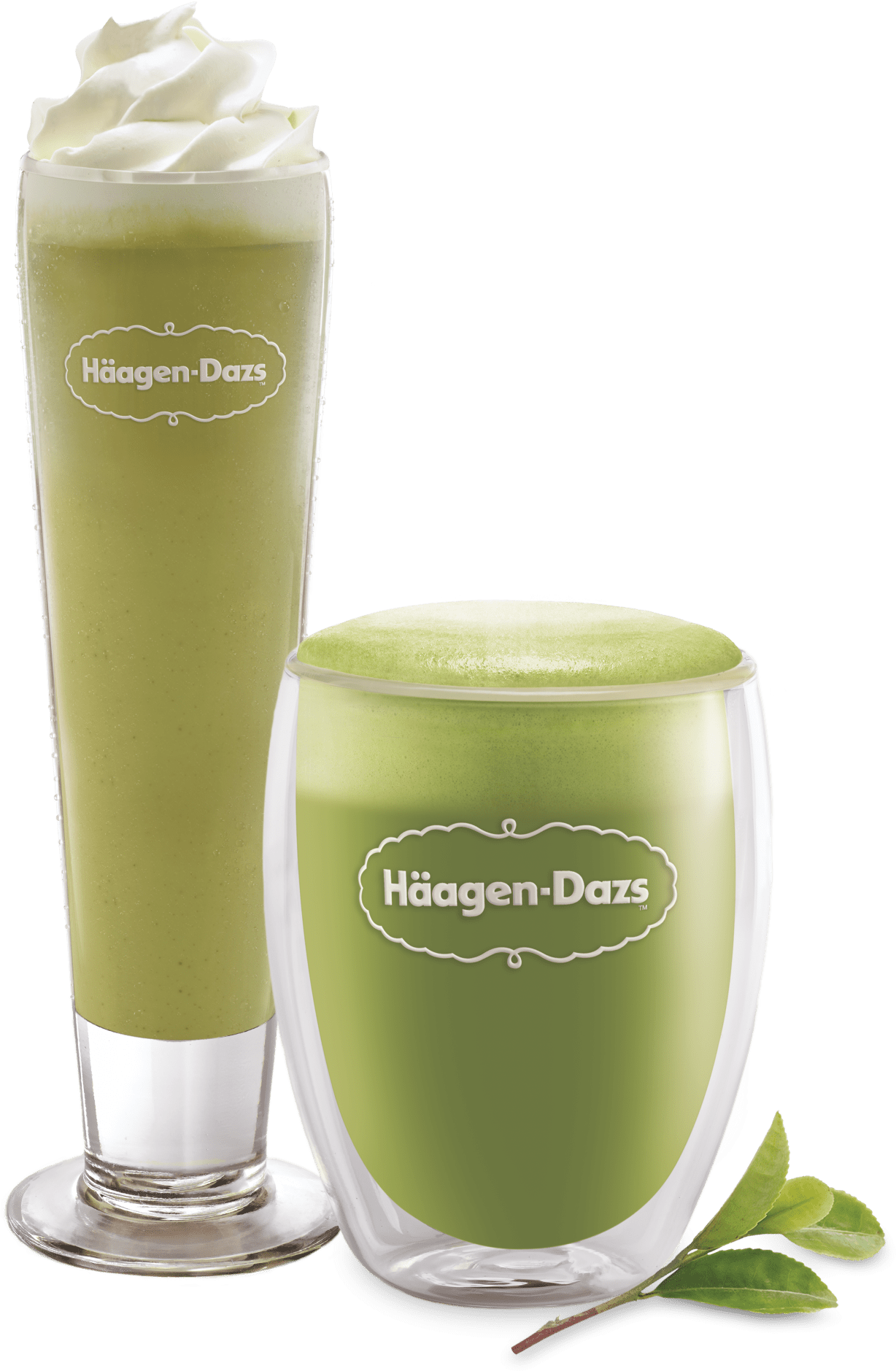 Green Tea Frozen Desserts Haagen Dazs PNG Image