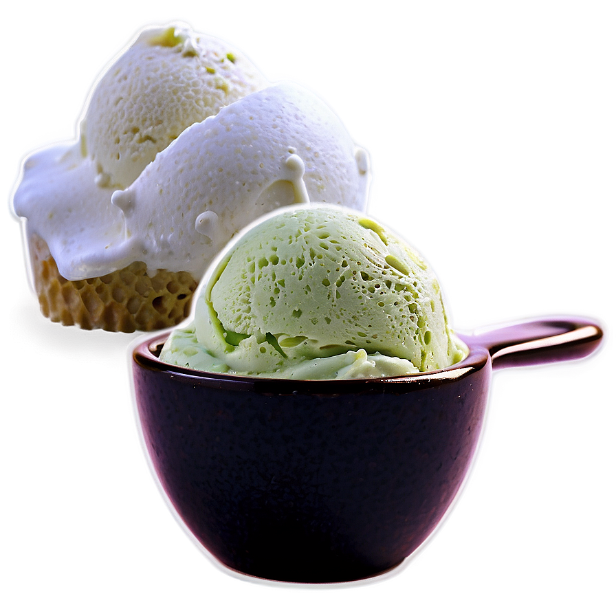 Green Tea Ice Cream Scoop Png 06242024 PNG Image