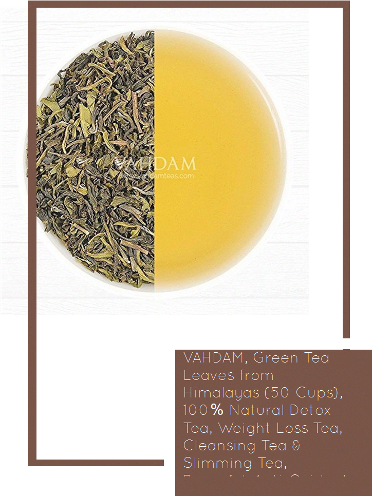 Green Tea Leavesand Brewed Tea Circle PNG Image