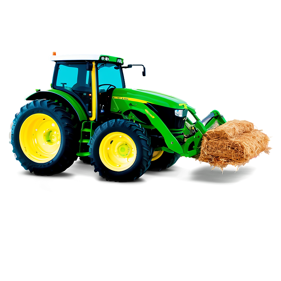 Green Tractor Png Uls67 PNG Image