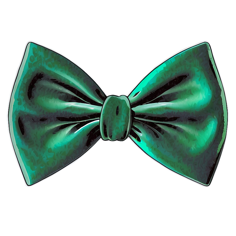 Green Velvet Bow Tie Png Ajd99 PNG Image