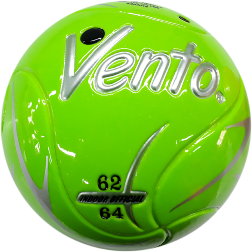 Green Vento Soccer Ball PNG Image