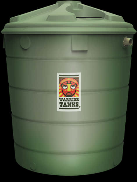 Green Warrior Water Tank PNG Image