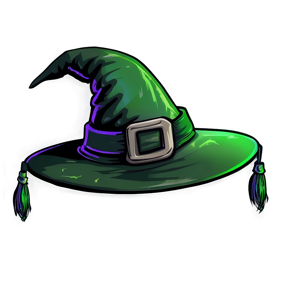 Green Witch Hat Png 40 PNG Image