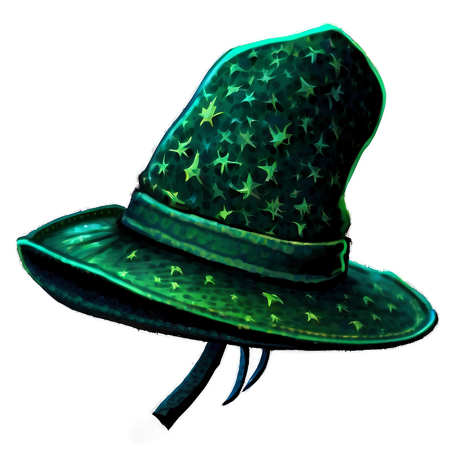 Green Witch Hat Png Gku PNG Image