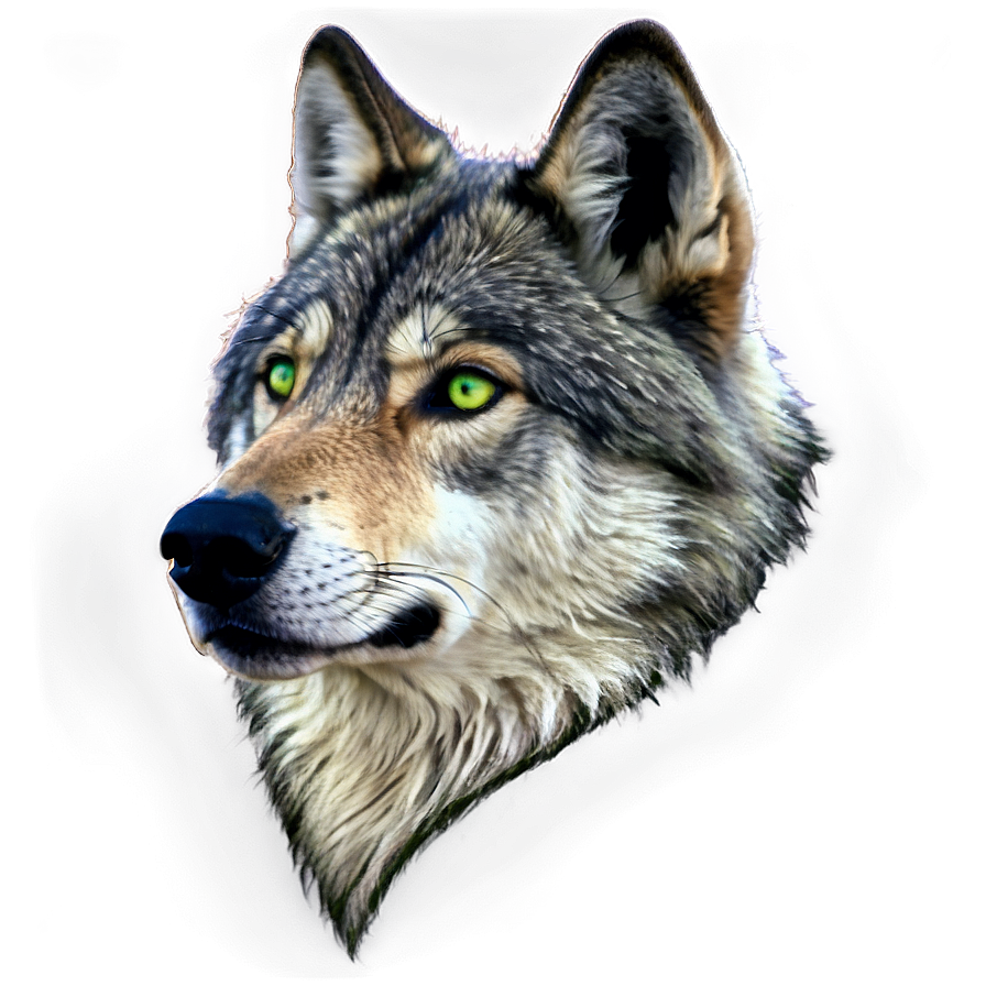 Green Wolf Eyes Png 06292024 PNG Image