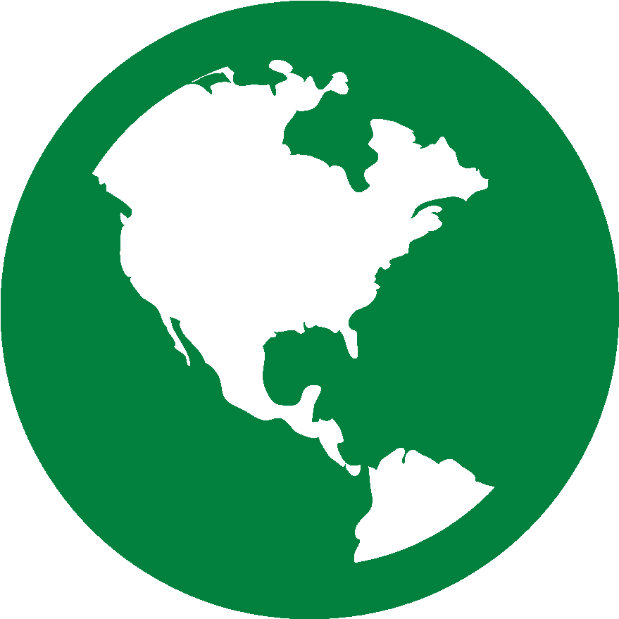 Green World Map Graphic PNG Image