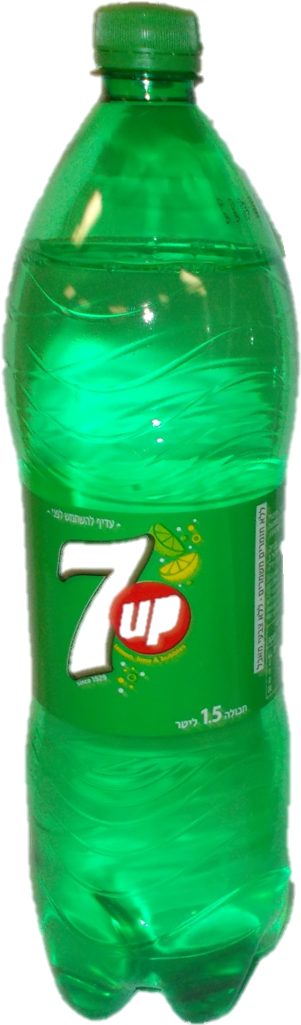 Green7 Up Bottle Cold Drink PNG Image