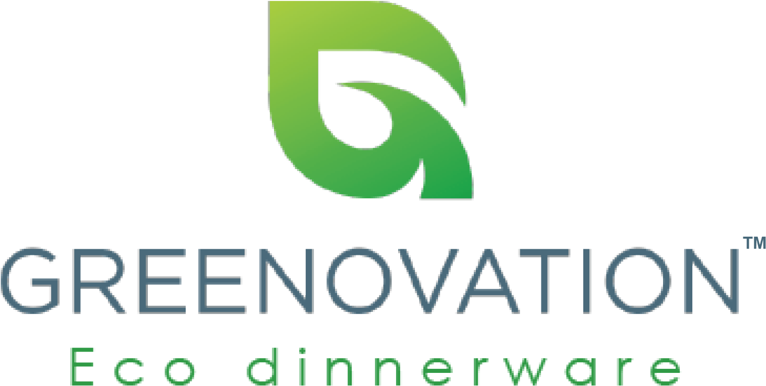 Greenovation Eco Dinnerware Logo PNG Image