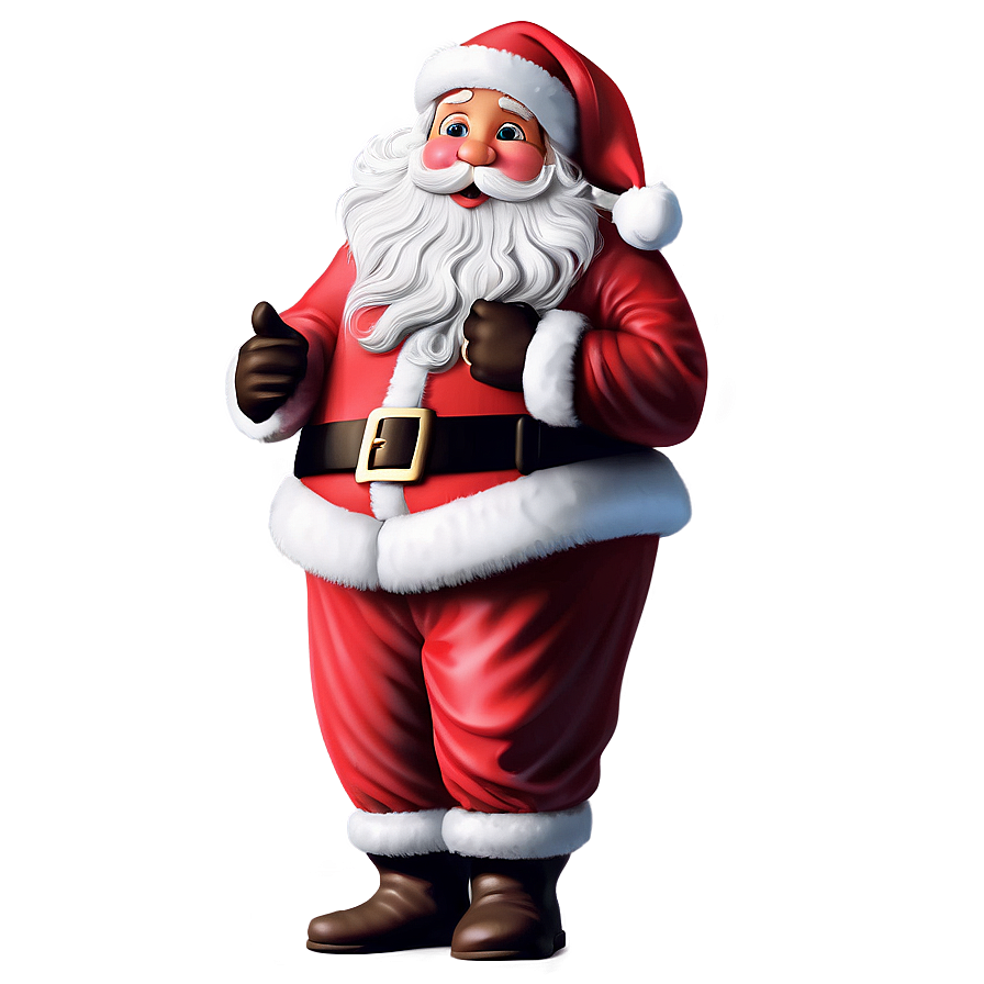 Greeting Santa Shape Png 06292024 PNG Image