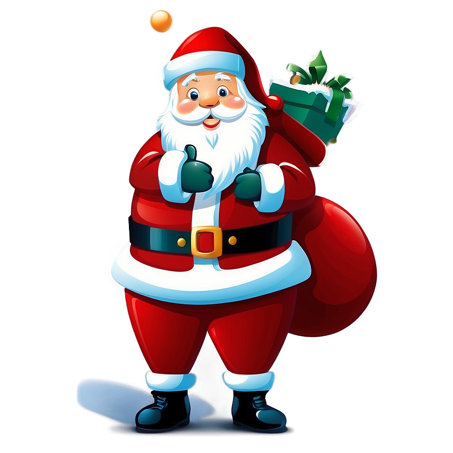 Greeting Santa Shape Png Idx PNG Image