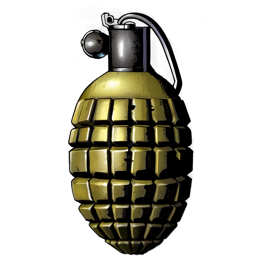 Grenade Illustration Png 05242024 PNG Image