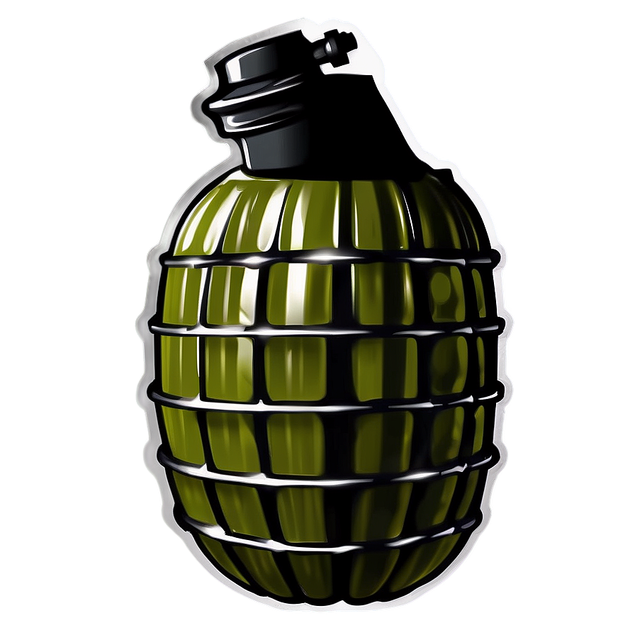 Grenade Silhouette Png Krh70 PNG Image