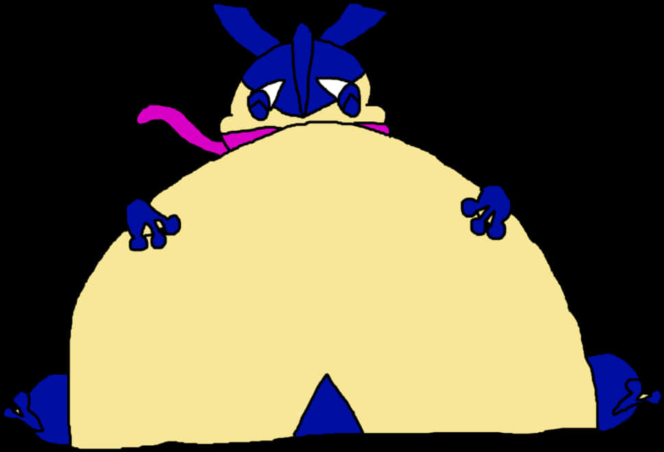 Greninja Cartoon Drawing PNG Image