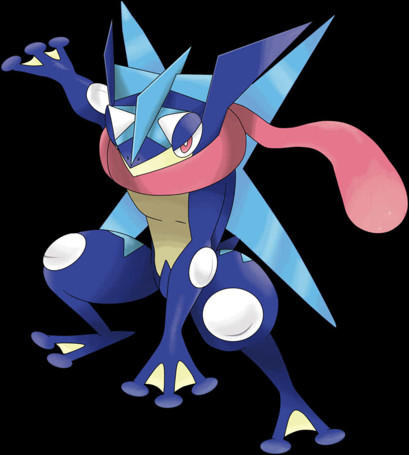 Greninja Pokemon Character PNG Image