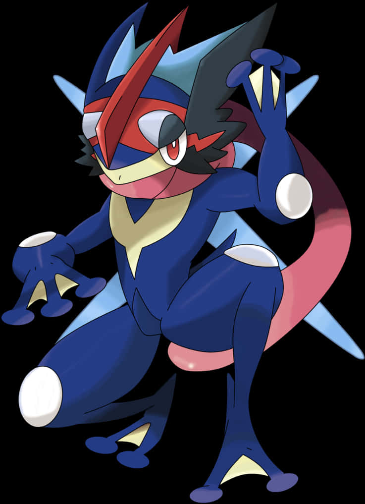 Greninja Pokemon Official Artwork PNG Image