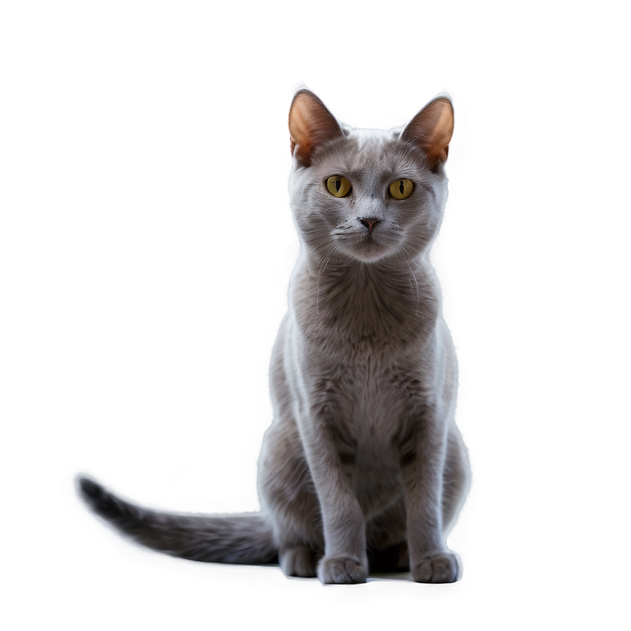 Grey Cat In Sunlight Png 28 PNG Image