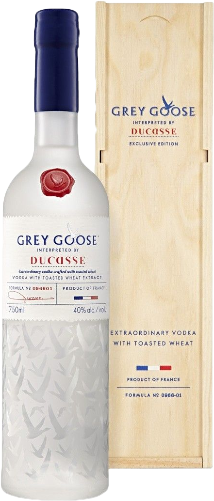 Grey Goose Ducasse Vodka Bottle PNG Image