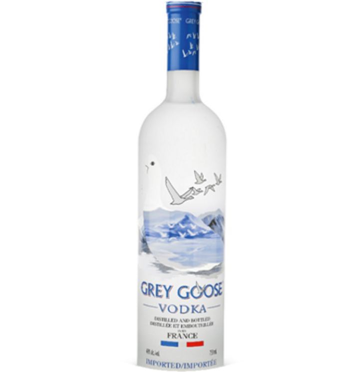 Grey Goose Vodka Bottle PNG Image