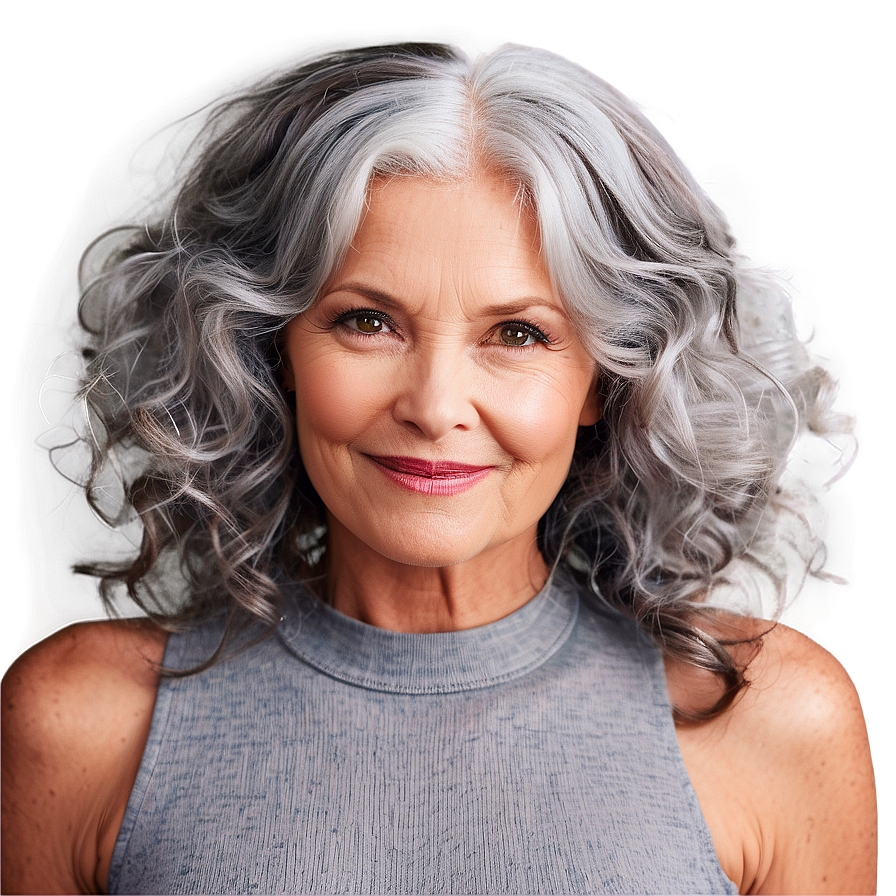 Grey Hair Beauty Secrets Png 06282024 PNG Image