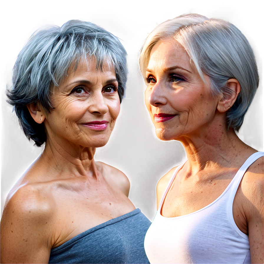 Grey Hair Evolution Png Knl PNG Image