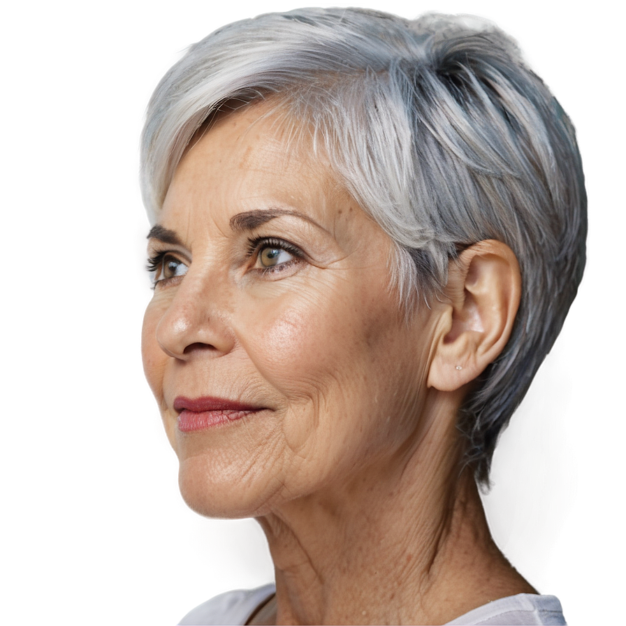 Grey Hair For Every Age Png Tuu PNG Image