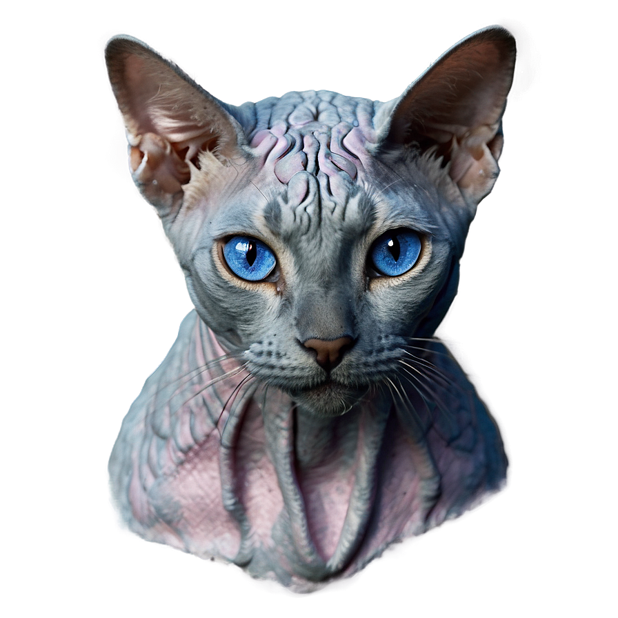 Grey Hairless Cat Png 31 PNG Image