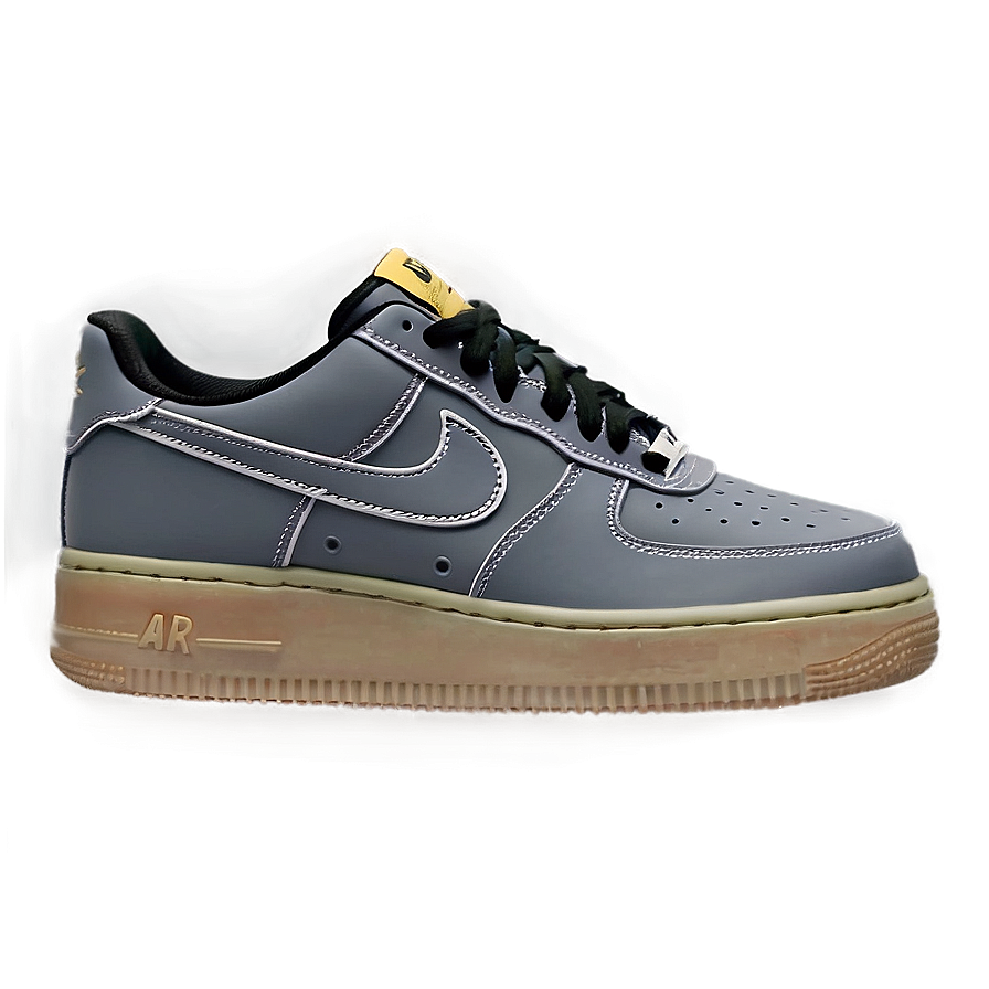 Grey Nike Air Force 1 Png Lex PNG Image