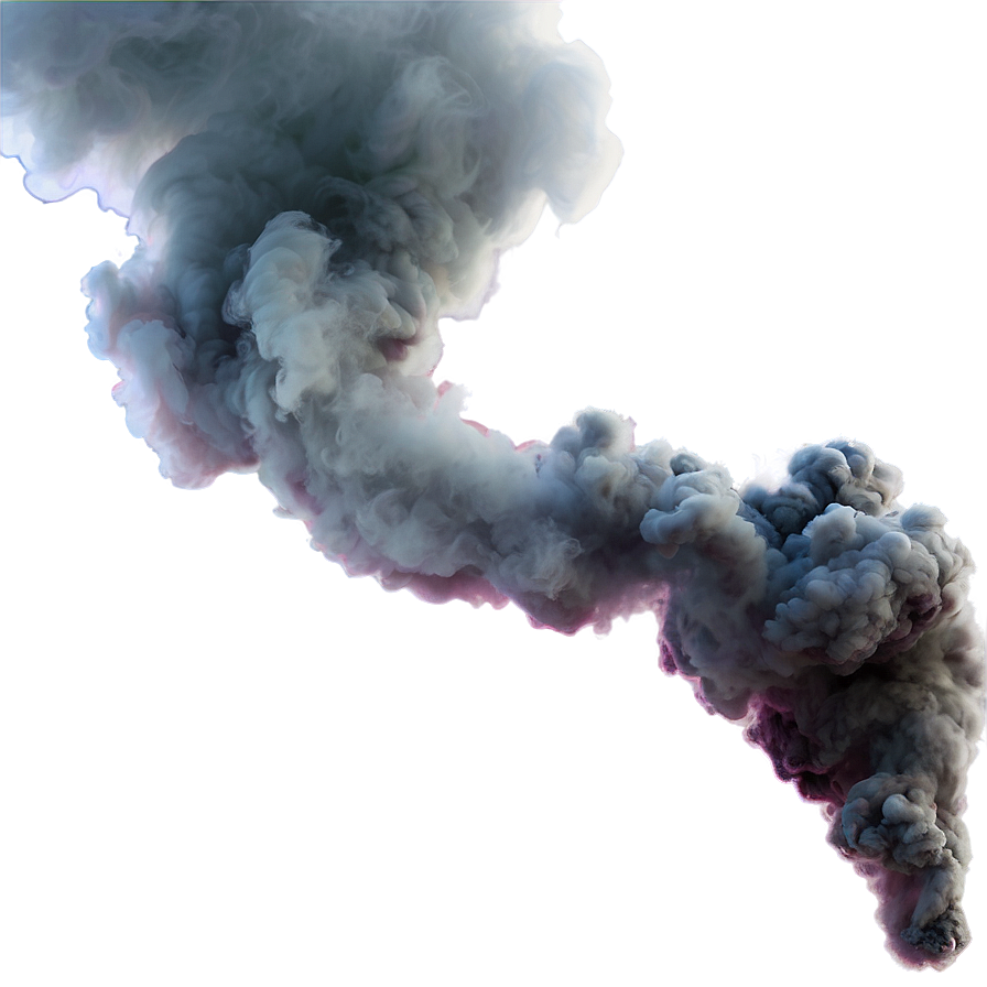 Grey Smoke A PNG Image