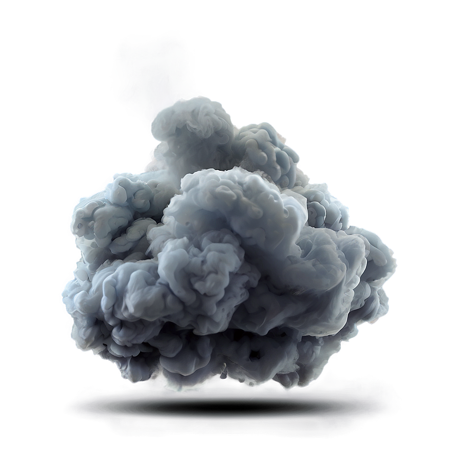 Grey Smoke Puff Png 06272024 PNG Image