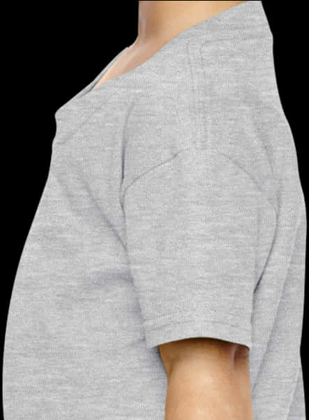 Grey T Shirt Template Roblox PNG Image