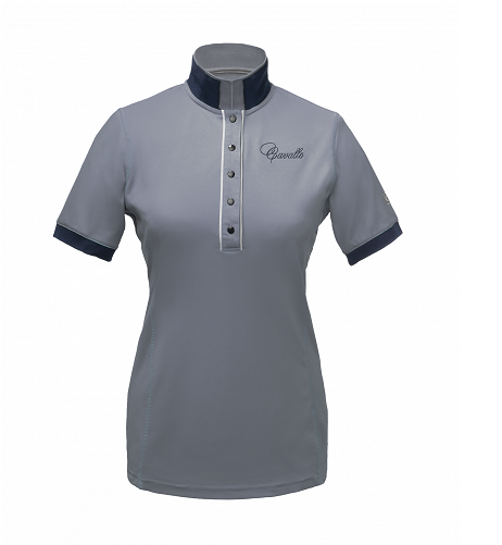 Grey Womens Polo Shirt Design PNG Image