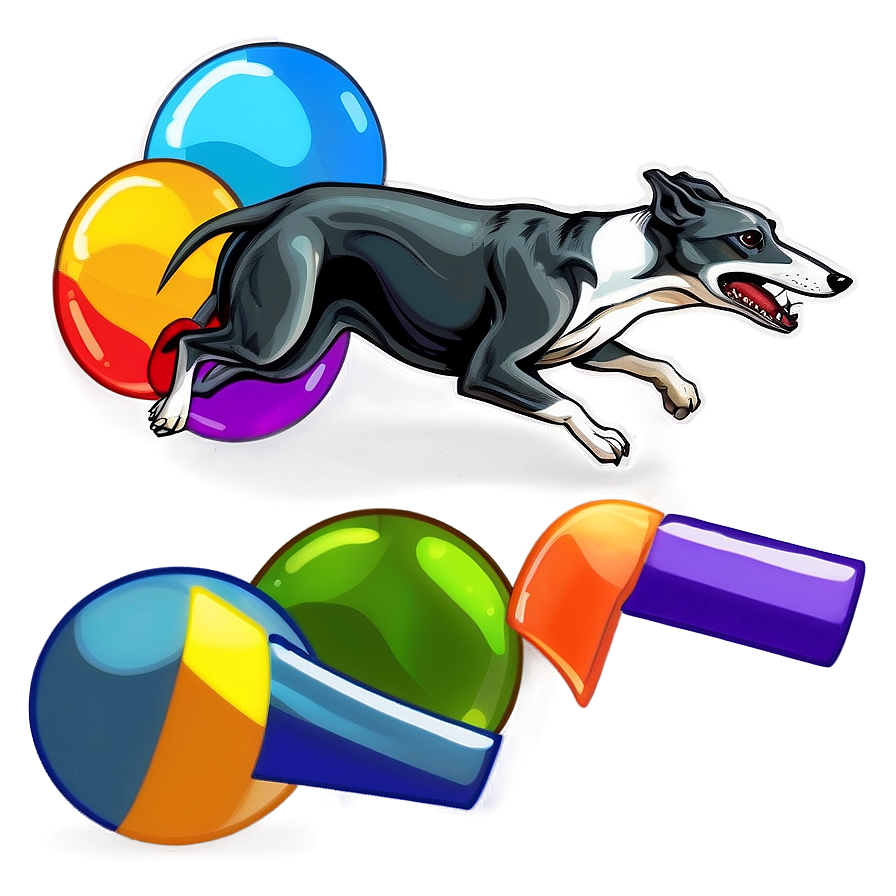 Greyhound Agility Png Vkq PNG Image