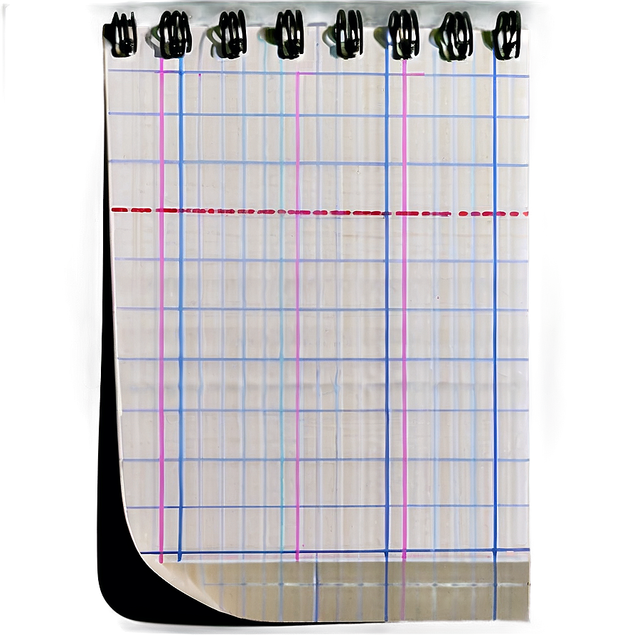 Grid Note Paper Png Pbc74 PNG Image