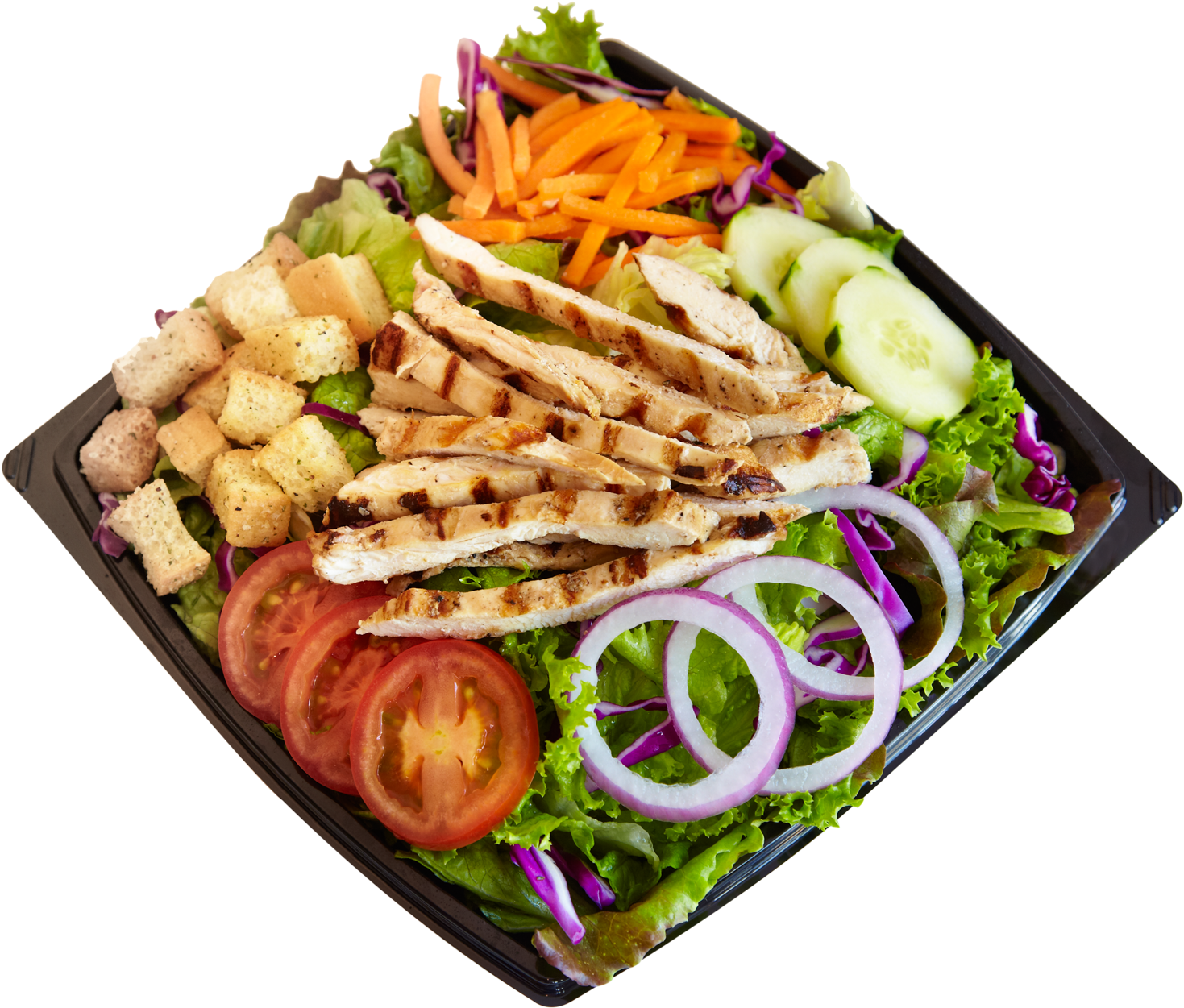 Grilled Chicken Garden Salad PNG Image