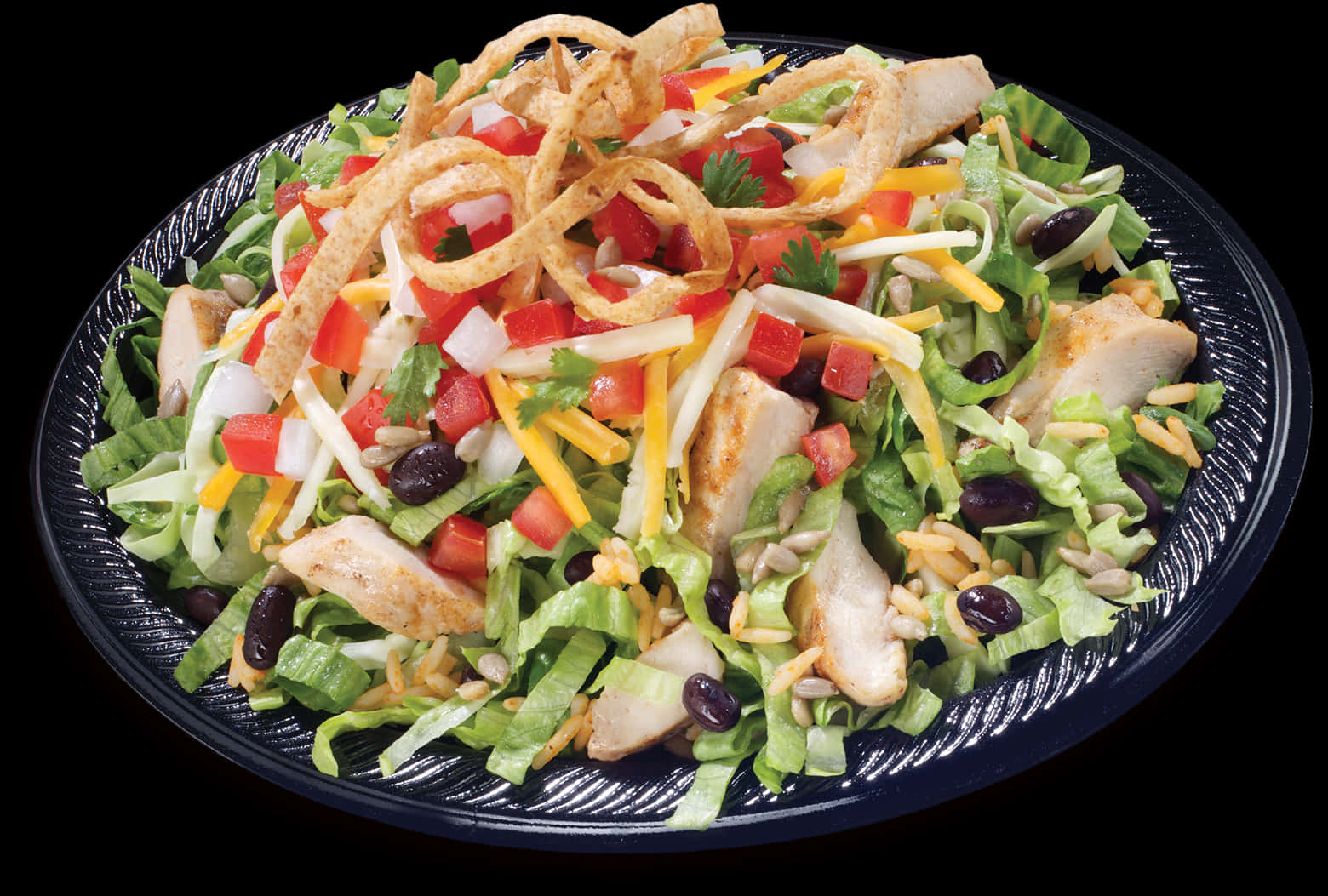 Grilled Chicken Salad Plate PNG Image