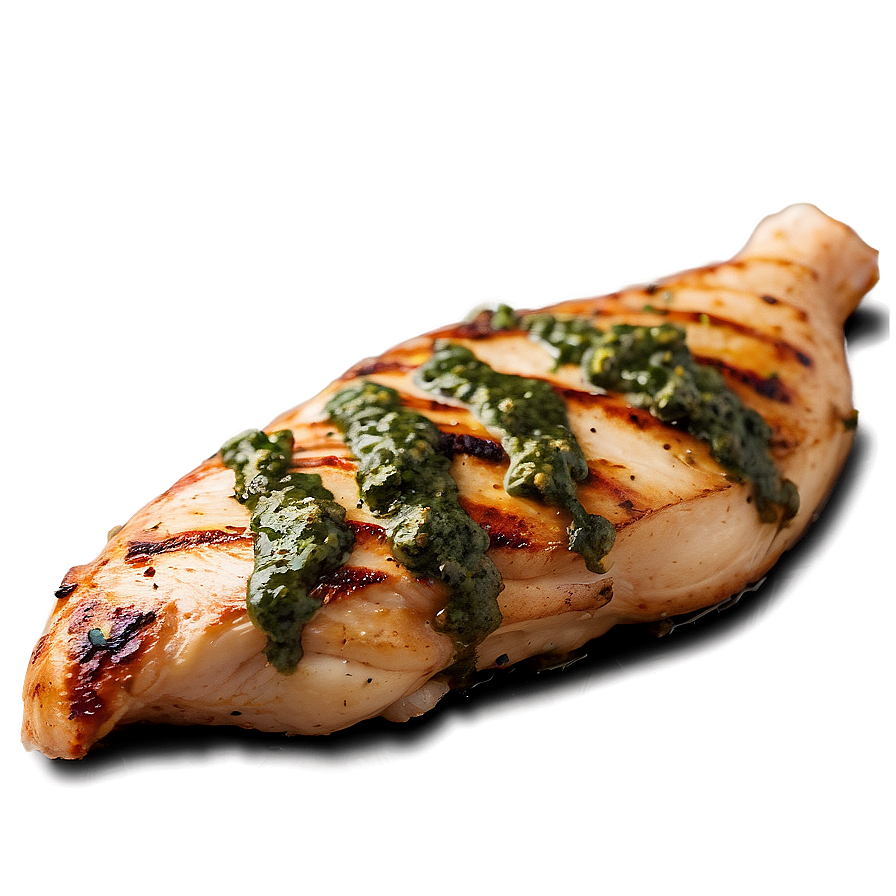 Grilled Chicken With Chimichurri Sauce Png Fhn53 PNG Image